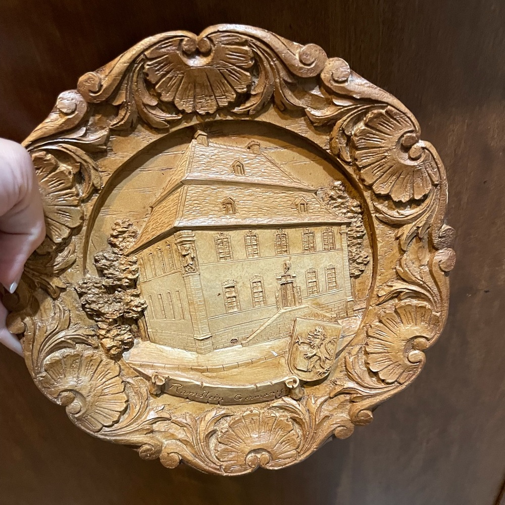 Wooden decoration from Ramstein Germany